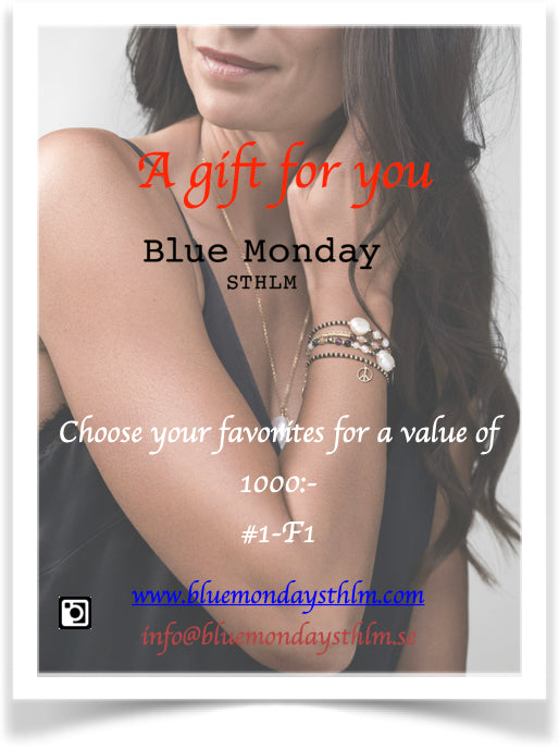 Gift card Blue Monday STHLM