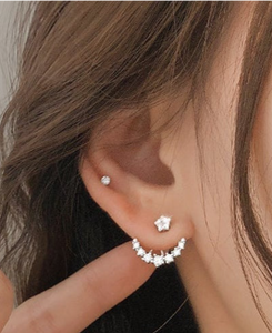 Two way Star earrings