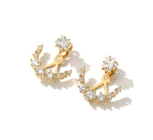 Two way Star earrings