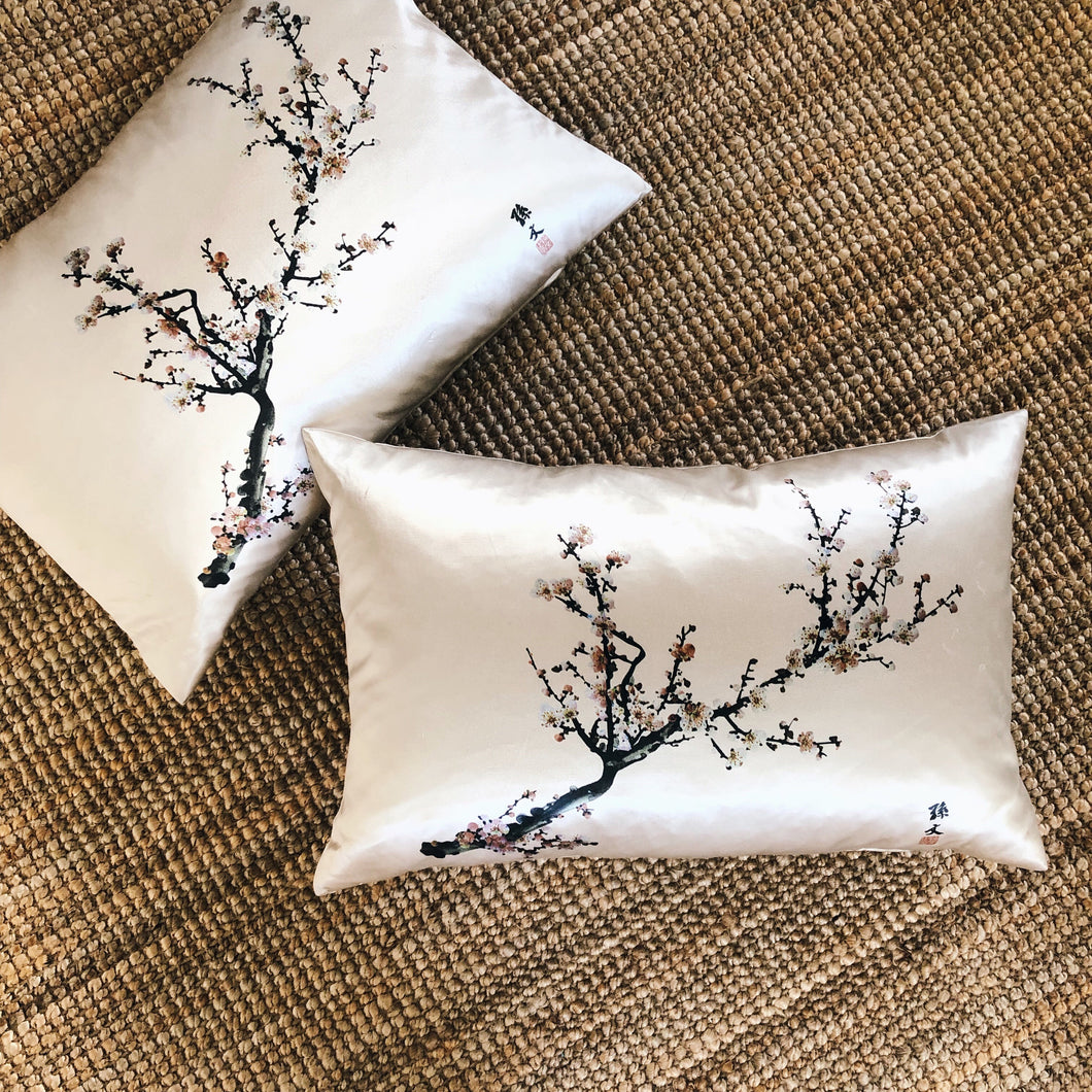 Cherry blossom pillow case