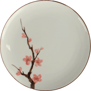 Sakura, handmålad tallrik, 22,5 cm