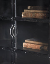 Load image into Gallery viewer, Metall skåp med glas dörr